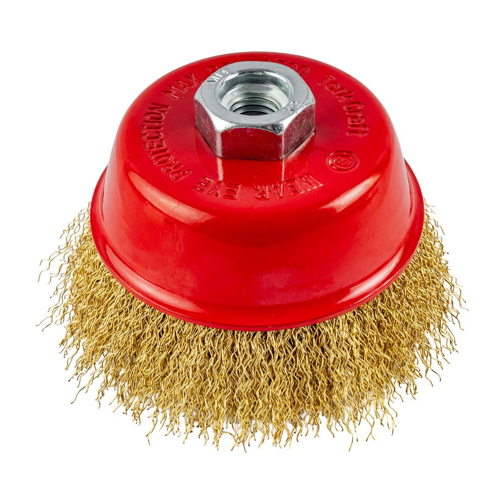 Wire Cup Brush Crimped 100mmxm14 Bulk